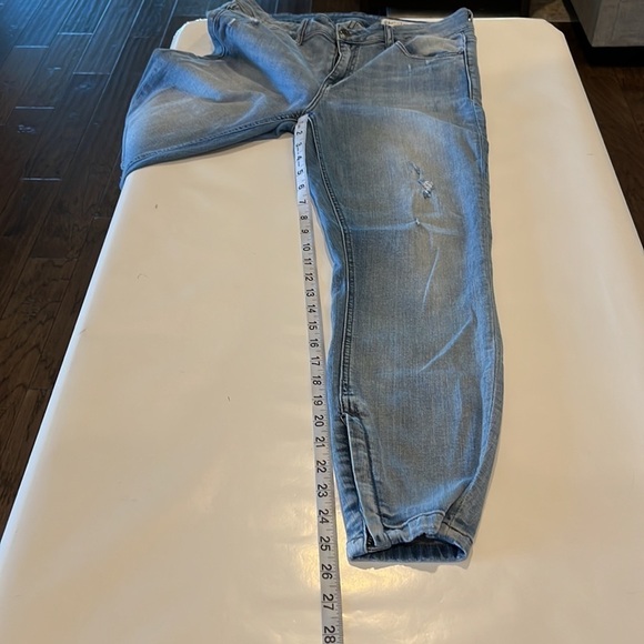 Pistola Ankle Crop High Rise Zipper Hem Size 31 - Picture 6 of 16